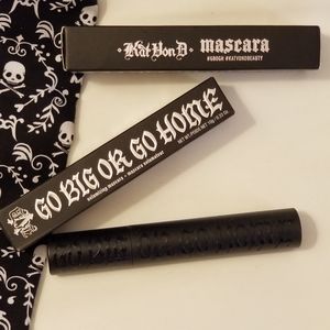 BNIB KVD "GO BIG OR GO HOME" mascara Trooper Black